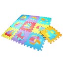 Puzzle piankowe mata Eva 10 szt pojazdy CB-114