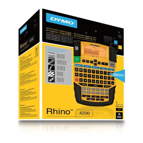 Drukarka etykiet RHINO 4200, klawiatura QWERTY S0955990 DYMO