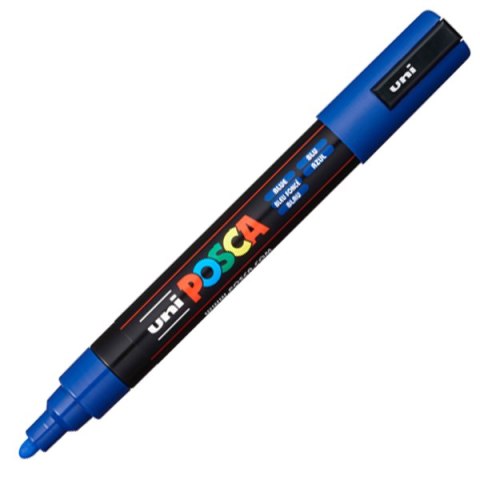 Marker z tuszem pigmentowym PC-5M niebieski POSCA UNPC5M/DNI