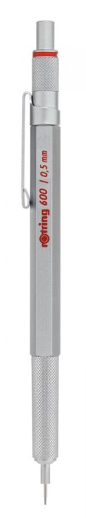Ołówek automatyczny ROTRING 600 0,5mm , srebrny, 1904445