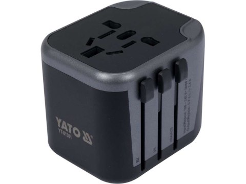 ADAPTER PODRÓŻNY UNIW. 2XUSB 12W