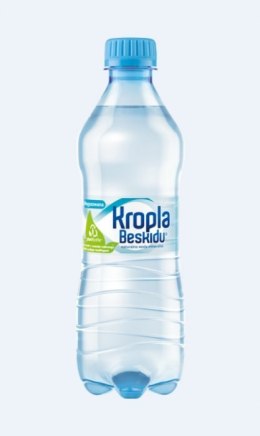 Woda KROPLA BESKIDU niegazowana 0.5L butelka PET zgrzewka 12 szt.