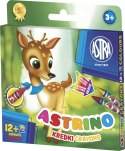 Kredki Astrino 12 + 2 kolory gratis ASTRA, 316115001