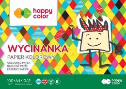 Blok Wycinanka, A4, 10 ark, 100 g, Happy Color HA 3710 2030-A10