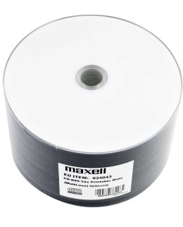 Płyta MAXELL CD-R 700MB 52x (50szt) PRINTABLE white do nadruku, SP shrink, bulk 624043