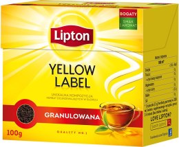 Herbata LIPTON YELLOW LABEL GRANULOWANA 100g