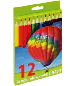 Kredki ołówkowe JUMBO, 12 kolorów 170-1370