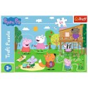 Puzzle Trefl Świnka Peppa 24 el. 24 Maxi Zabawy na polanie 14342