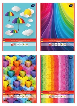 Blok rysunkowy kolorowy 10 kartkowy A4 INTERDRUK