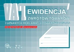 Vu72-u Ewid.VAT zwrot tow.i uznan.reklamacji A4 Michalczyk i Prokop