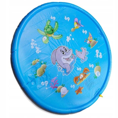 Brodzik letnia mata wodna fontanna 170 cm zraszacz delfin ślizgawka 1656