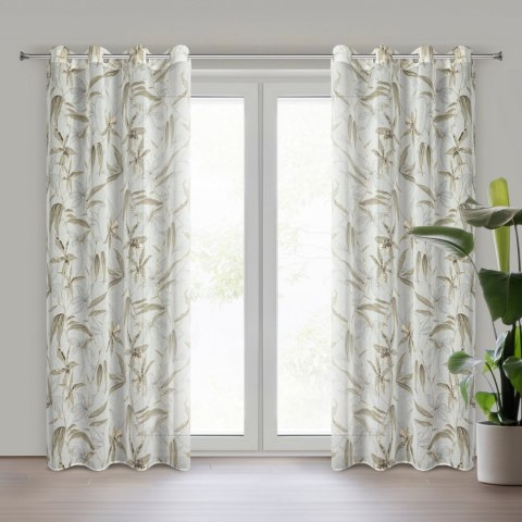 ZASŁONA GOTOWA EUROFIRANY  PATI 140 X 250 CM NATURALNY