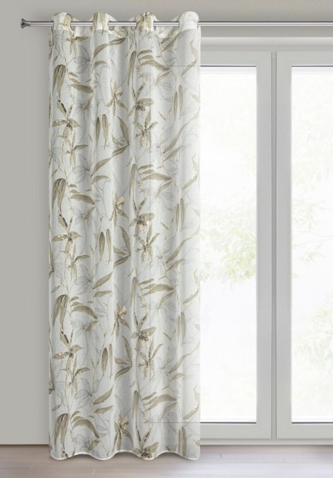 ZASŁONA GOTOWA EUROFIRANY  PATI 140 X 250 CM NATURALNY