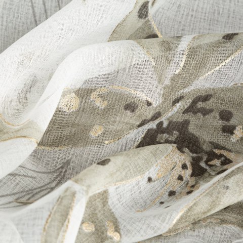 ZASŁONA GOTOWA EUROFIRANY  PATI 140 X 250 CM NATURALNY