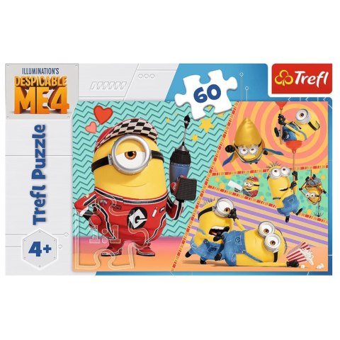Puzzle 60 elementów Puzzle Wesołe Minionki Trefl 17395