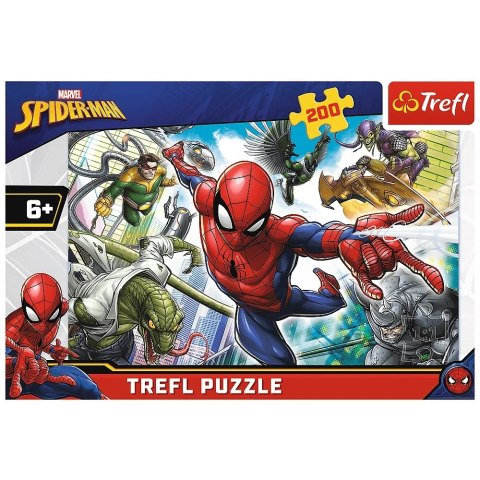 Puzzle Trefl 200 el. Marvel Spider Man Urodzony bohater 13235
