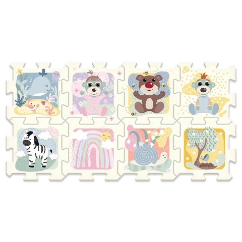 Puzzle piankowe układanka puzzlopianka Bobaski i Miś baby 0+ 61615