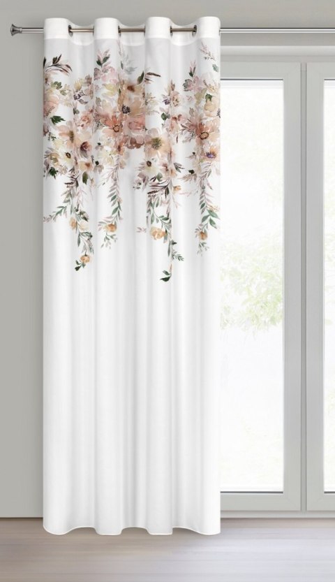 ZASŁONA GOTOWA EUROFIRANY AVERY 140 X 250 CM BIAŁY