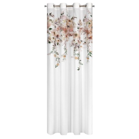 ZASŁONA GOTOWA EUROFIRANY AVERY 140 X 250 CM BIAŁY