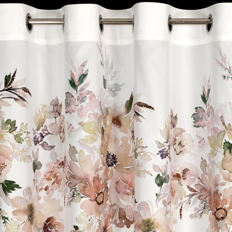 ZASŁONA GOTOWA EUROFIRANY AVERY 140 X 250 CM BIAŁY