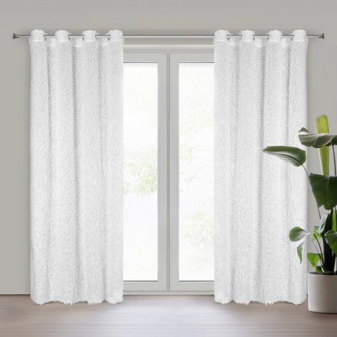 ZASŁONA GOTOWA EUROFIRANY MARION 1 140 X 250 CM BIAŁY