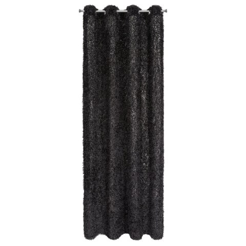 ZASŁONA GOTOWA EUROFIRANY MARION 1 140 X 250 CM CZARNY