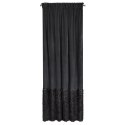 ZASŁONA GOTOWA EUROFIRANY MARION 2 NA TAŚMIE 140 X 270 CM CZARNY