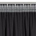 ZASŁONA GOTOWA EUROFIRANY MARION 2 NA TAŚMIE 140 X 270 CM CZARNY