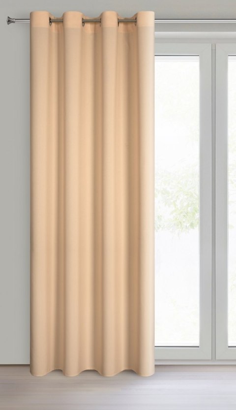 ZASŁONA GOTOWA EUROFIRANY  RITA 140 X 250 CM JASNOPOMARAŃCZOWY