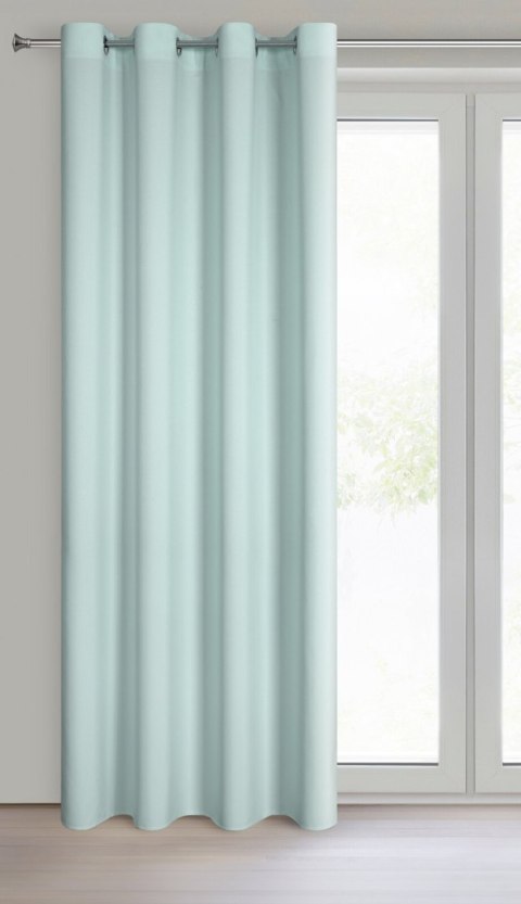 ZASŁONA GOTOWA EUROFIRANY  RITA 140 X 250 CM JASNOSREBRNY