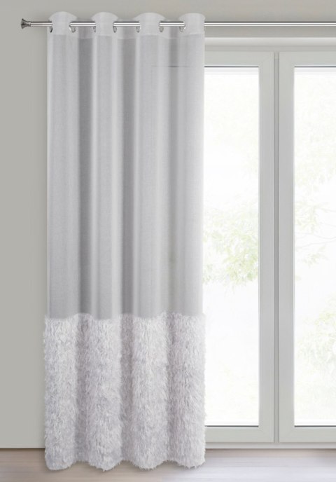 FIRANA GOTOWA MARGARET2 140 X 250 CM SREBRNY