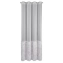 FIRANA GOTOWA MARGARET2 140 X 250 CM SREBRNY