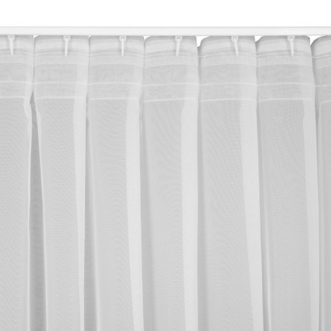 FIRANA GOTOWA SIMONE NA TAŚMIE 400 X 170 CM BIAŁY