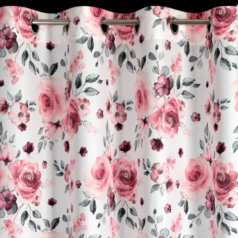 ZASŁONA GOTOWA EUROFIRANY CECILY 140 X 250 CM BIAŁY