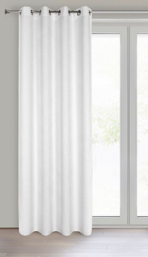 ZASŁONA GOTOWA EUROFIRANY ALETA 135 X 250 CM BIAŁY