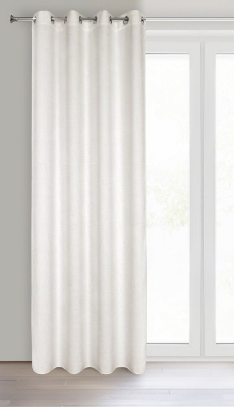 ZASŁONA GOTOWA EUROFIRANY ALETA 135 X 250 CM JASNOBEŻOWY