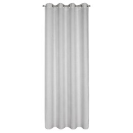 ZASŁONA GOTOWA EUROFIRANY ALETA 135 X 250 CM SREBRNY