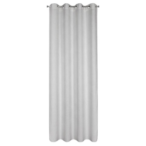 ZASŁONA GOTOWA EUROFIRANY ALETA 135 X 250 CM SREBRNY