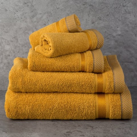 RĘCZNIK ABBIE (08) 50 X 90 CM CIEMNOŻÓŁTY