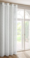 ZASŁONA GOTOWA EUROFIRANY AURELIA 135 X 250 CM BIAŁY