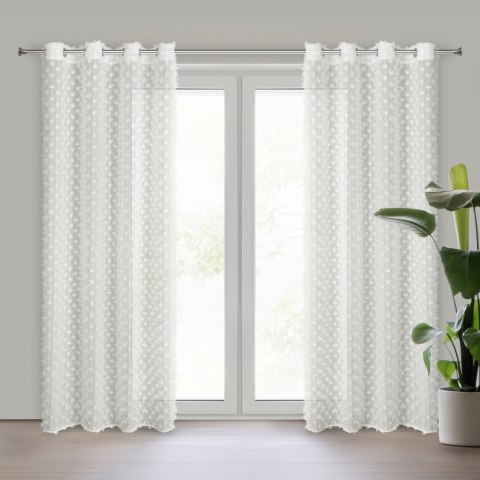 ZASŁONA GOTOWA EUROFIRANY AURELIA 135 X 250 CM KREMOWY