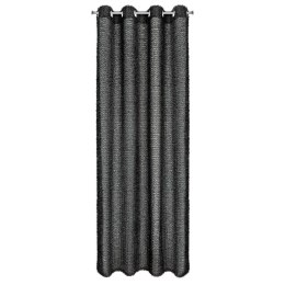 ZASŁONA GOTOWA EUROFIRANY TIFFANY 135 X 250 CM CZARNY