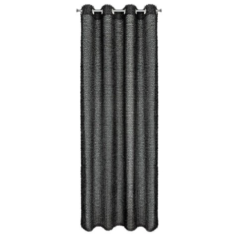 ZASŁONA GOTOWA EUROFIRANY TIFFANY 135 X 250 CM CZARNY