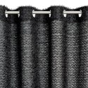 ZASŁONA GOTOWA EUROFIRANY TIFFANY 135 X 250 CM CZARNY
