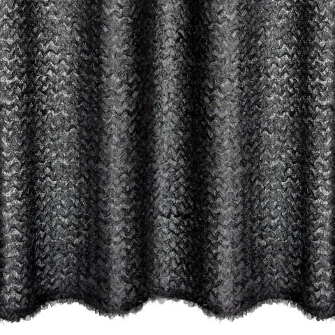 ZASŁONA GOTOWA EUROFIRANY TIFFANY 135 X 250 CM CZARNY