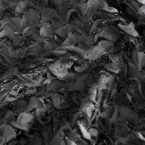 ZASŁONA GOTOWA EUROFIRANY TIFFANY 135 X 250 CM CZARNY