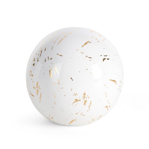 KULA DEKORACYJNA ARIELA O 10 X 10 CM BIAŁY