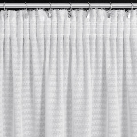 ZASŁONA GOTOWA EUROFIRANY REINA NA TAŚMIE 135 X 150 CM BIAŁY