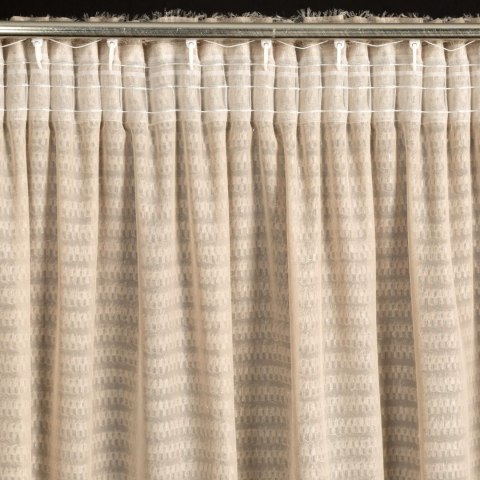 ZASŁONA GOTOWA EUROFIRANY REINA NA TAŚMIE 135 X 270 CM BEŻOWY