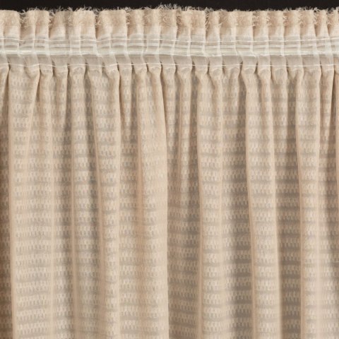 ZASŁONA GOTOWA EUROFIRANY REINA NA TAŚMIE 135 X 270 CM BEŻOWY